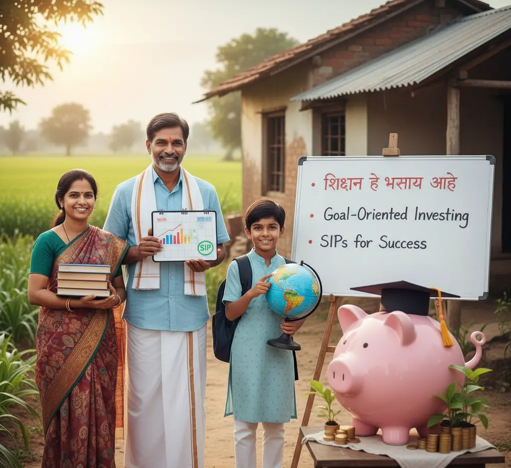 Placeholder image of a farming family and education